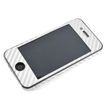 Achat Skin autocollant protection look Carbon IPhone 4 4S