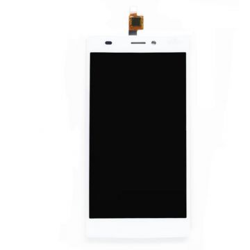 Full White Screen (LCD + Touch) (Official) - Wiko Ridge 4G  Wiko Ridge 4G - 4