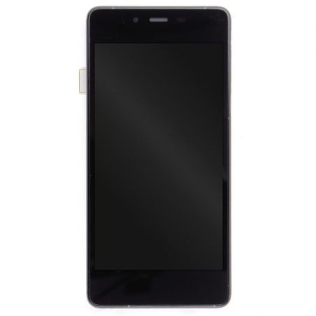 Full screen Black & Blue (LCD + Touch + Frame) (Official) - Wiko Highway Pure  Wiko Highway Pure - 3