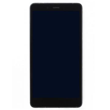 Full screen Black & Gold (LCD + Touch + Frame) (Official) - Wiko Highway Pure  Wiko Highway Pure - 4