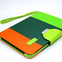 Rainbow Portfolio Stand Stand Case iPad Mini