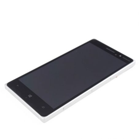 Kompletter weißer Bildschirm (LCD + Touch + Gehäuse) - Lumia 830  Lumia 830 - 3