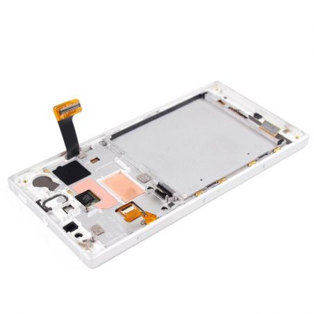 Kompletter weißer Bildschirm (LCD + Touch + Gehäuse) - Lumia 830  Lumia 830 - 5