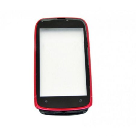 Achat Vitre tactile Rouge + châssis - Lumia 610 SO-9493
