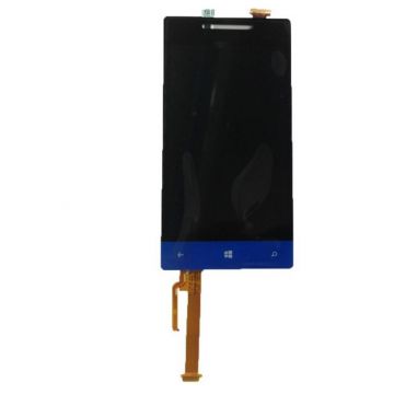 Vollbild (LCD + Touchscreen) BLAU - HTC 8S  HTC Windows Phone 8S - 1