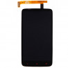 Vollständiger schwarzer Bildschirm (LCD + Touch + Frame) - HTC One X+