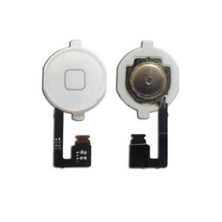 Achat Nappe de bouton home et bouton home blanc pour iPhone 4  IPH4G-039X