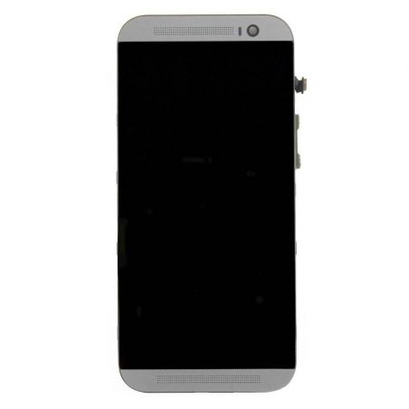 Complete BLACK screen (LCD + Touch + Frame) - HTC One M8  HTC One M8 - 6