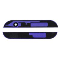 Front plastic cover lower / upper Black - HTC One M8  HTC One M8 - 1