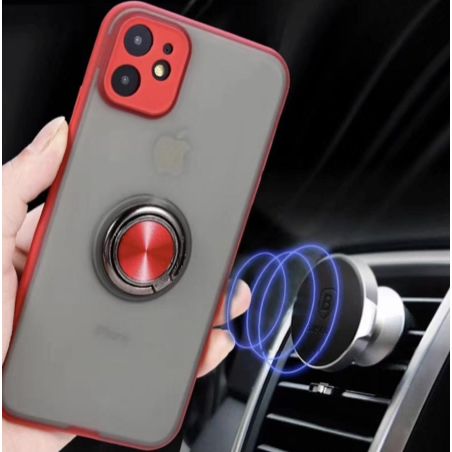 TPU shell with magnetic ring for iPhone X/XS