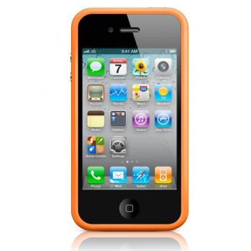 Achat Bumper - Contour TPU Orange IPhone 4 & 4S COQ4X-023X