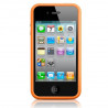 Gummi Bumper TPU Orangefarbig für IPhone 4 & 4S