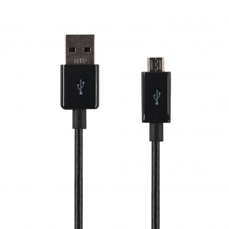 Black USB microphone cable for Samsung  Chargers - Powerbanks - Cables Galaxy S3 - 1