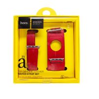 Achat Bracelet cuir 3 en 1 Hoco Birkin Style pour Apple Watch 40mm & 38mm