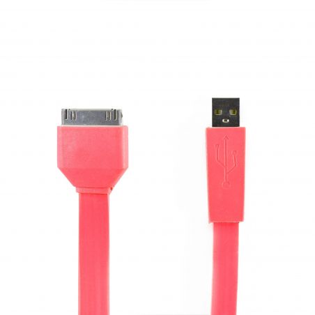 Flat Resistant USB Colored Cable for iPhone and iPod
