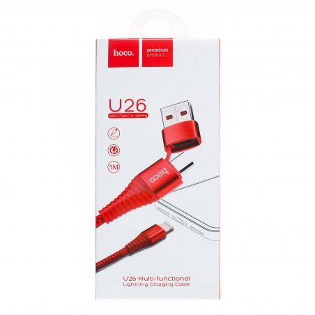 Lightning to USB-C / USB cable Hoco Chargers - Powerbanks - Cables iPhone X - 4