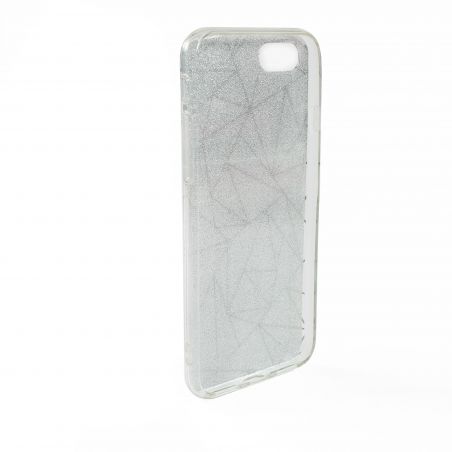 TPU-Glittergehäuse und iPhone 8 / iPhone 7 geometrische Formen  Abdeckungen et Rümpfe iPhone 8 - 9