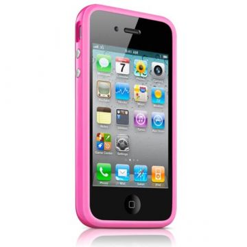 Achat Bumper - Contour TPU Rose IPhone 4 & 4S COQ4X-022X