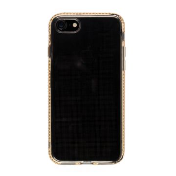 Transparante TPU shell met iPhone 8 / 7 strass randen  Dekkingen et Scheepsrompen iPhone 7 - 2