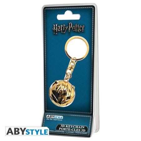 HARRY POTTER - Gold Druckknopf Schlüsselanhänger  Harry Potter - 4