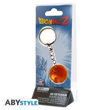 DRAGON BALL - 3D Kristallkugel Schlüsselanhänger  Drachenkugel - 4