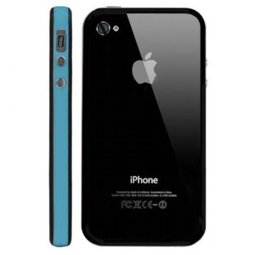 Stoßstange - Contour TPU Schwarzes iPhone 4 & 4S