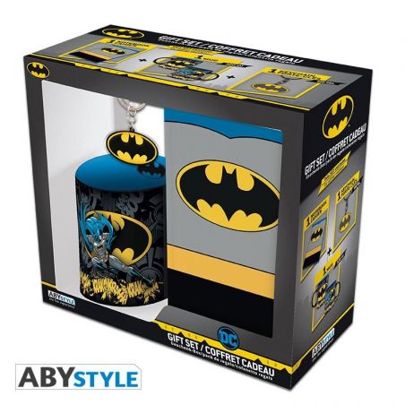 Achat DC COMICS - Coffre cadeau Batman [Mug + porte-clés + Cahier Batman] ABYSSE-96