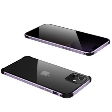 360° iPhone 6/6S beschermhoes voor iPhone 6/6S [Magnetische sluiting + gehard glas].