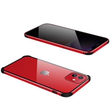 Case 360 iPhone 7/8 (Magnetische sluiting + gehard glas)