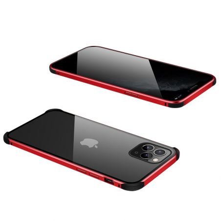 Case 360 iPhone XR (Magnetverschluss + gehärtetes Glas)