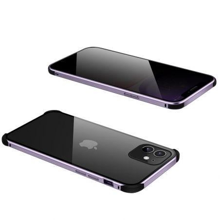 Case 360 iPhone 11 Pro MAX (Magnetverschluss + gehärtetes Glas)