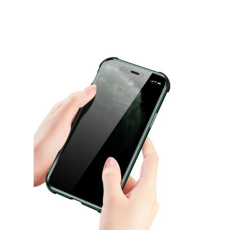 360° Anti-spyware iPhone XR protection cover[Magnetic closure + tempered glass Confidentiality]
