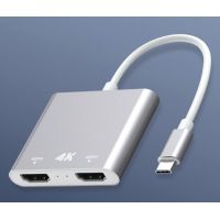 Dualer HDMI zu USB-C Adapter