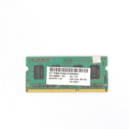 Samsung RAM 1GB DDR3 1333MHz PC3-10600S  iMac 27" Ersatzteile Ende 2009 (A1312 - EMC 2309 & 2374) - 1