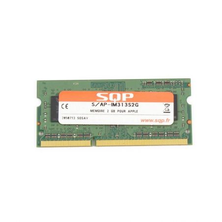 Arbeitsspeicher SQP SoDimm 2 GB DDR3-1333 MHz PC3-10600  iMac 27" Ersatzteile Ende 2009 (A1312 - EMC 2309 & 2374) - 2