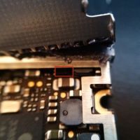 Q1_PMU: problem  backlighting iPhone 4  Micro components iPhone 4 - 1