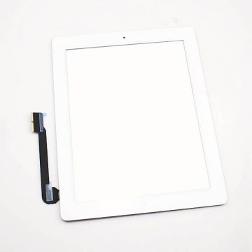 Touch Screen Glass/Digitizer Assembled For iPad 4 white  Screens - LCD iPad 4 - 1