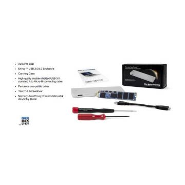 480 GB OWC Aura Pro SSD + Envoy Kit - MacBook Air 2012 OWC Onderdelen MacBook Air 11" Medio 2012 (A1465 - EMC 2558) - 3