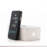 Hardcase voor iPhone 4 4S "Keep calm it's friday"  Dekkingen et Scheepsrompen iPhone 4 - 2