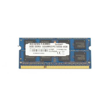 Achat RAM SQP SoDimm 8 Go DDR3-1333 MHz PC3-10600 SO-1957