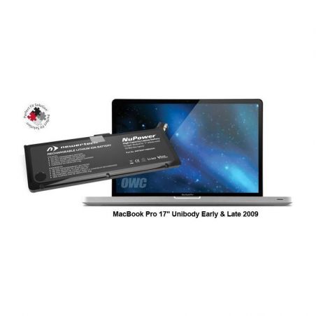 NuPower NewerTech Batterie - MacBook Pro 17" 2009  MacBook Pro 17" Unibody Ersatzteile Anfang 2009 (A1297 - EMC 2272) - 1