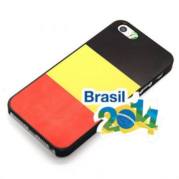 Achat Coque coupe du monde drapeau belge Mondial iPhone 5 5S COQ5X-231X
