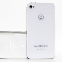 iPhone 4S achterkant MacManiack wit - iphone reparatie  Rugleuningen MacManiack iPhone 4S - 3