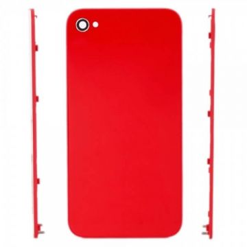 Achat Face arrière de remplacement rouge pour iPhone 4S IPH4S-084X