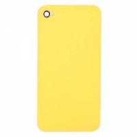 Achat Face arrière de remplacement jaune pour iPhone 4 IPH4G-084X