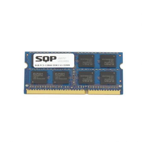 RAM SQP SoDimm 8 GB DDR3 1600 MHz - PC3-12800  MacBook Pro 13" Unibody Mid 2012 spare parts (A1278 - EMC 2554) - 1