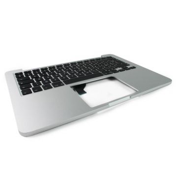 Top shell + azerty keyboard - MacBook Pro 13" Retina A1502 EU-US (2015)  MacBook Pro 13" Retina spare parts Early 2015 (A1502 - 