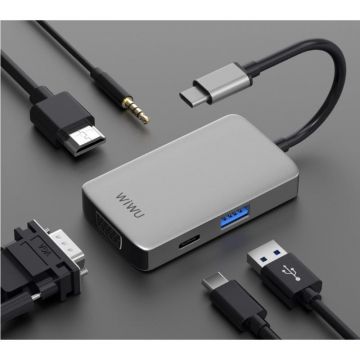 USB-C Hub MacBook / MacBook Pro / Air (Alpha 5 in 1)  MacBook 12" Retina Accessories Early 2015 (A1534 - EMC 2746) - 1