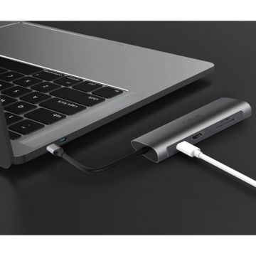 USB-C Hub MacBook / MacBook Pro / Air (Alpha 8 in 1)  MacBook 12" Retina Zubehör Anfang 2015 (A1534 - EMC 2746) - 1