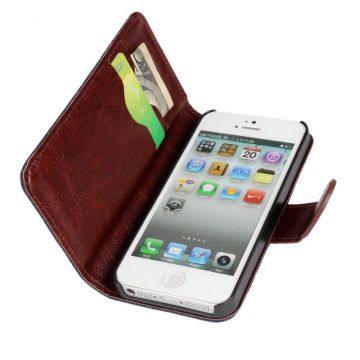 Denim style Portfolio Stand Case iPhone 5/5S/SE  Covers et Cases iPhone 5 - 5